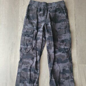 Youth Size 14 Grey Camo Pants